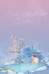 樱花树背景