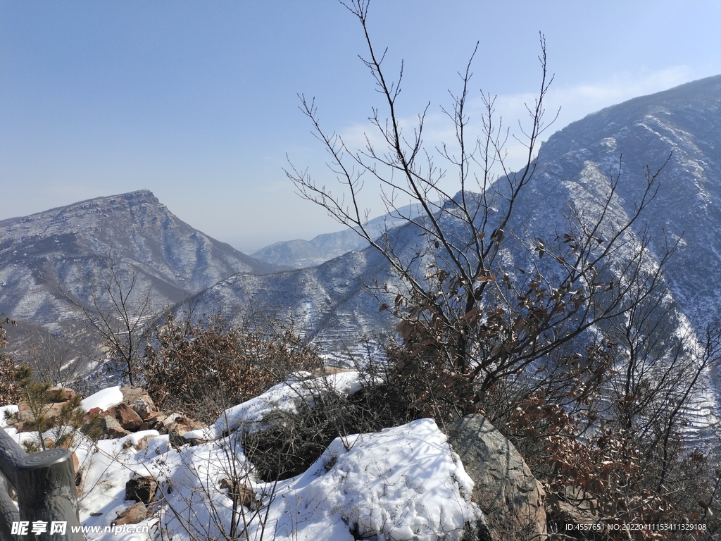 大山雪景 玩