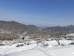 大山雪景