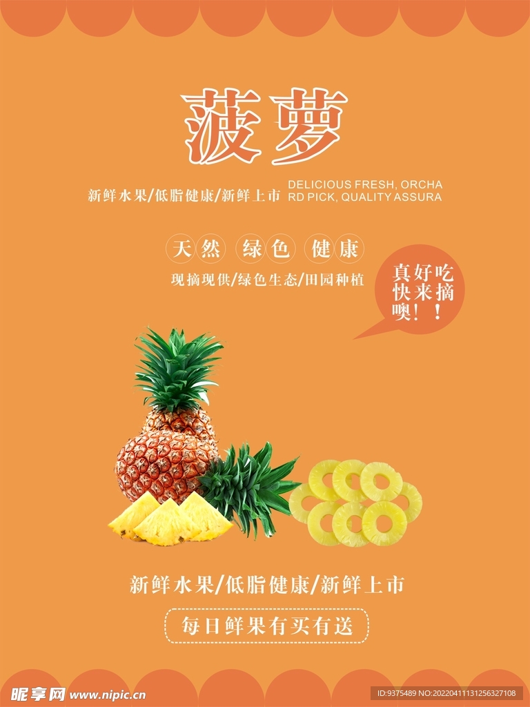 菠萝海报