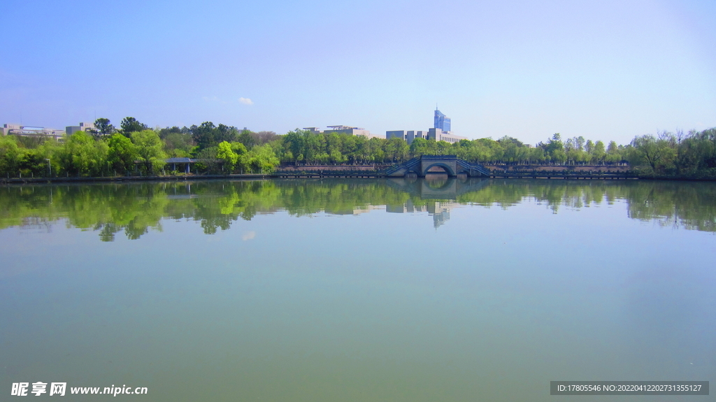 江边风景素材  风景如画 街边