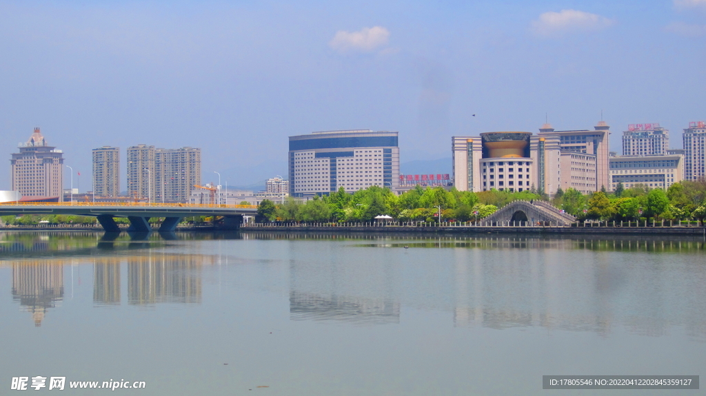 江边风景素材  风景如画 街边