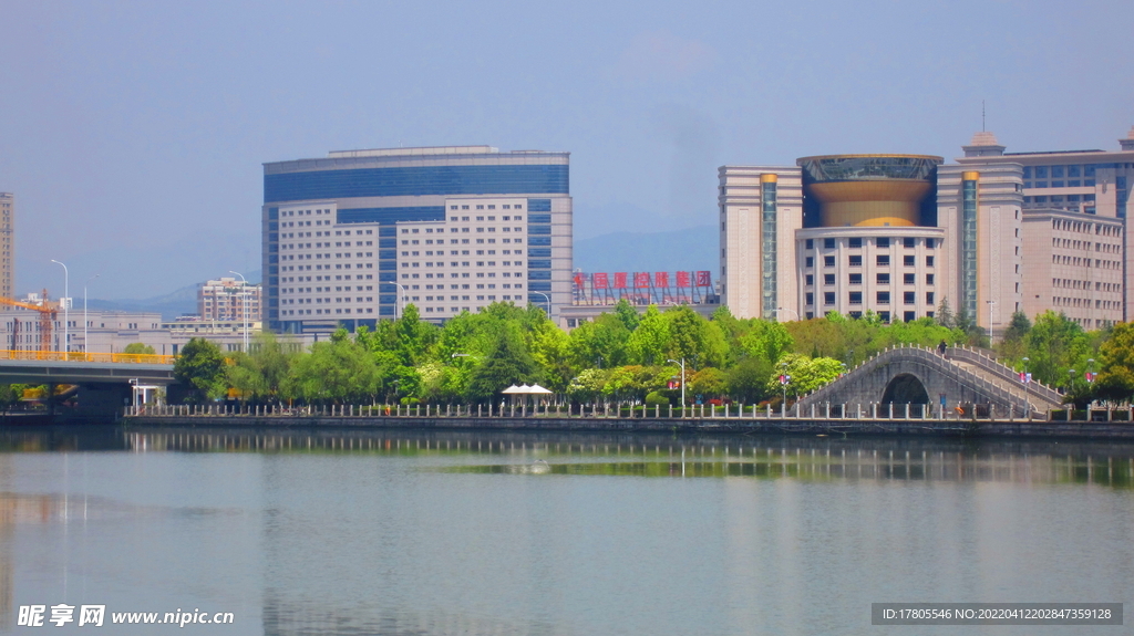 江边风景素材  风景如画 街边