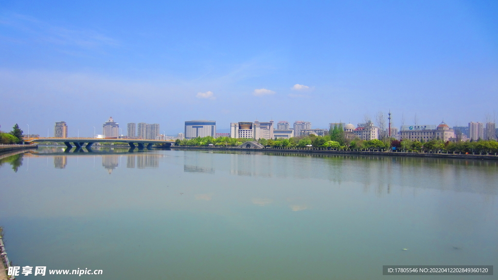 江边风景素材  风景如画 街边