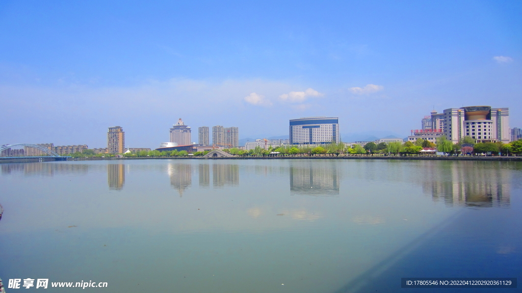 江边风景素材  风景如画 街边