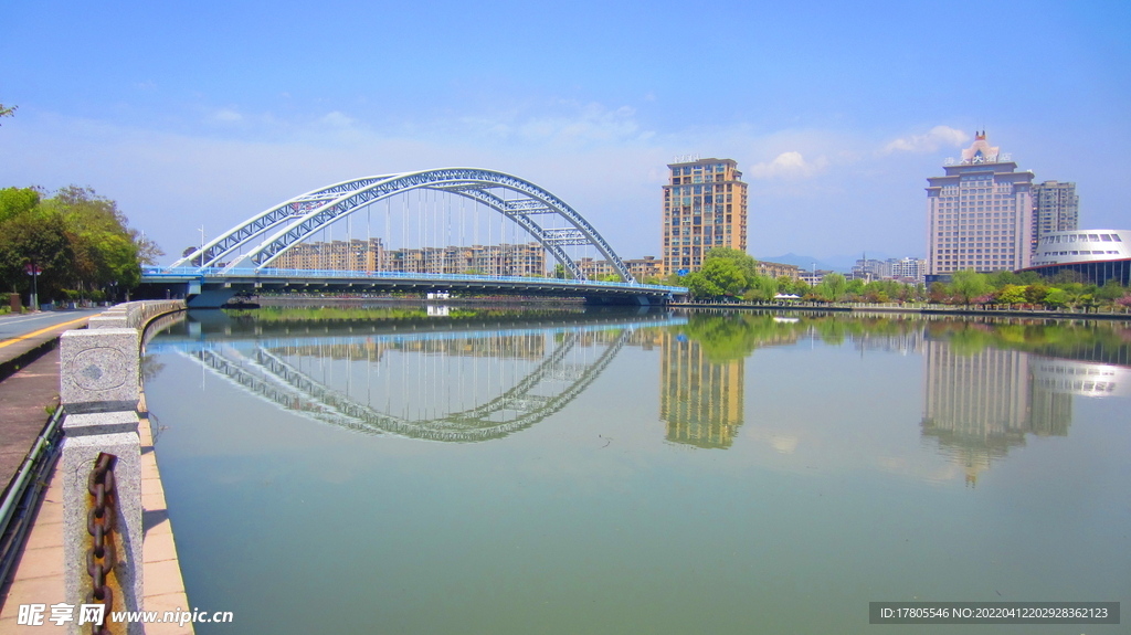 江边风景素材  风景如画 街边