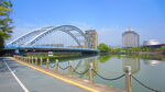 江边风景素材  风景如画 街边