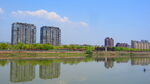江边风景素材  风景如画 街边