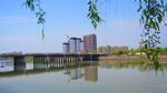 江边风景素材  风景如画 街边