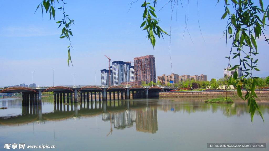 江边风景素材  风景如画 街边