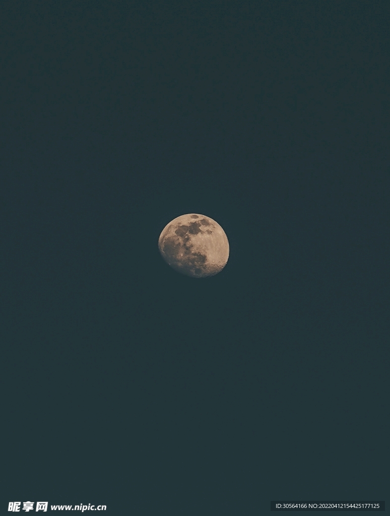 户外夜晚天空月亮