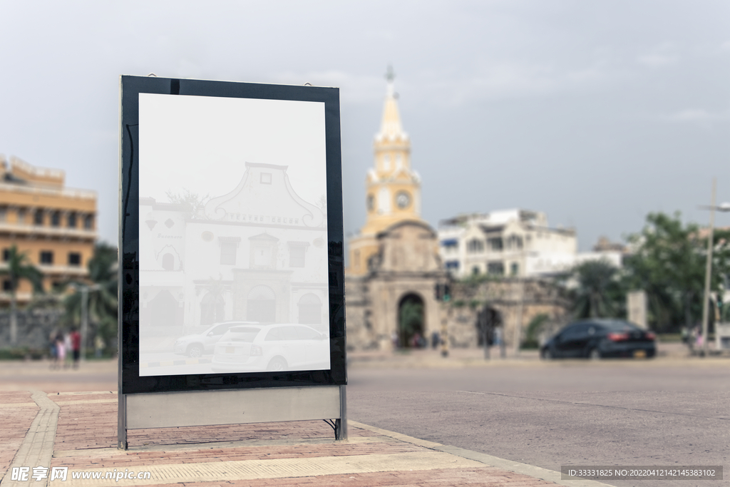 户外广告样机
