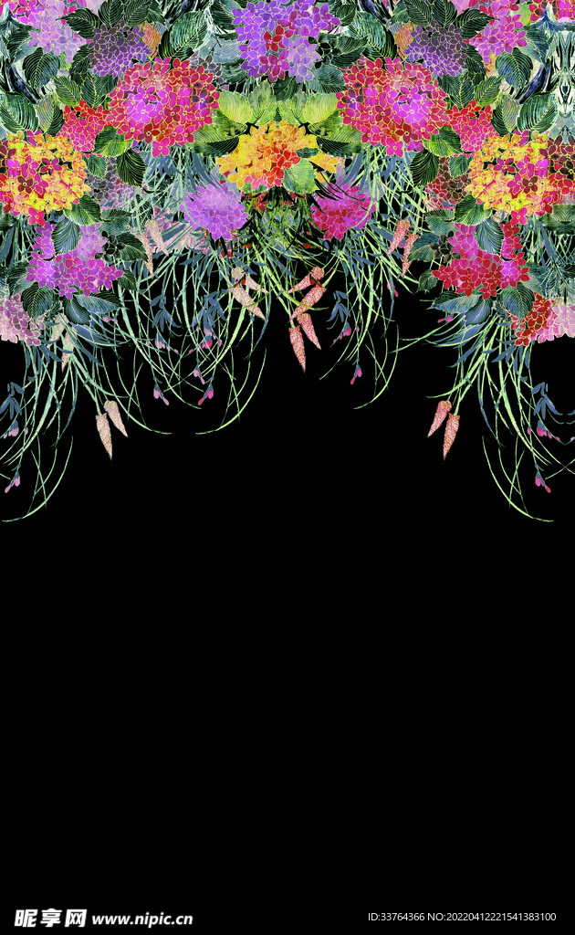 单边定位花