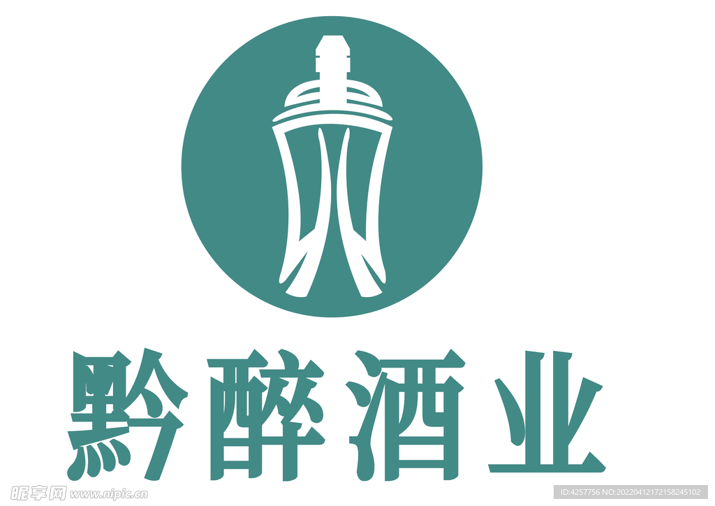 黔醉酒业logo标志