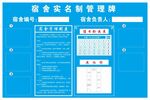 宿舍实名制管理牌