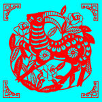 羊剪纸