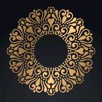 金色古典花纹