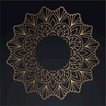 金色古典花纹