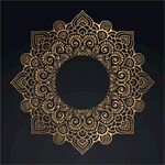 金色古典花纹