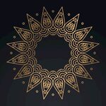 金色古典花纹