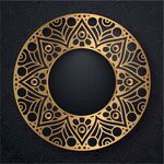 金色古典花纹