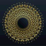 金色古典花纹