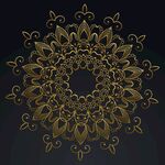 金色古典花纹