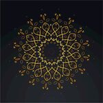 金色古典花纹