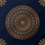 金色古典花纹