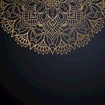 金色古典花纹