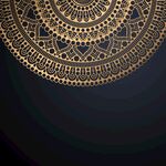 金色古典花纹