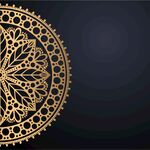 金色古典花纹
