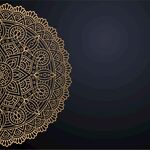 金色古典花纹