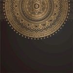 金色古典花纹