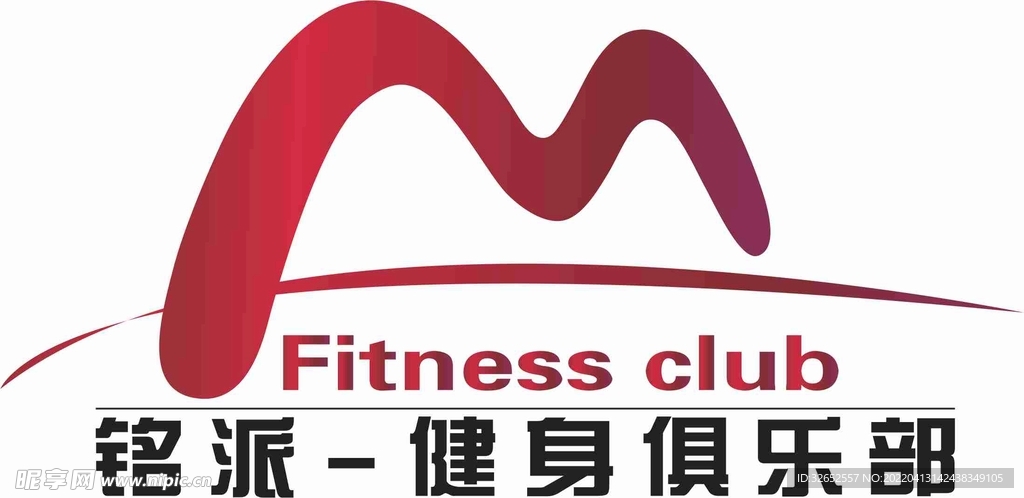 铭派健身俱乐部logo