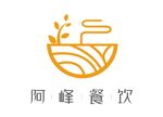 阿峰餐饮标志logo