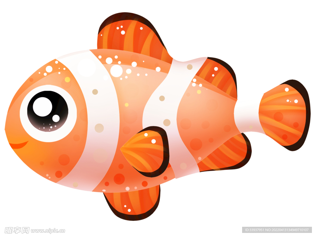 逗人喜爱的小丑鱼动画片 向量例证. 插画 包括有 图标, 橙色, 查找, 逗人喜爱, 野生生物, 背包, 愉快 - 45743811