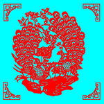 孔雀剪纸
