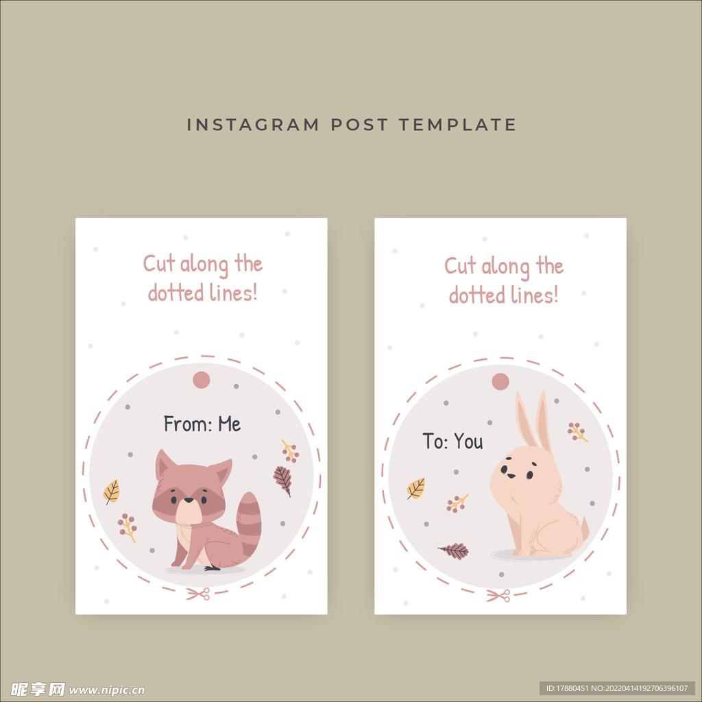 可爱手绘礼品标签