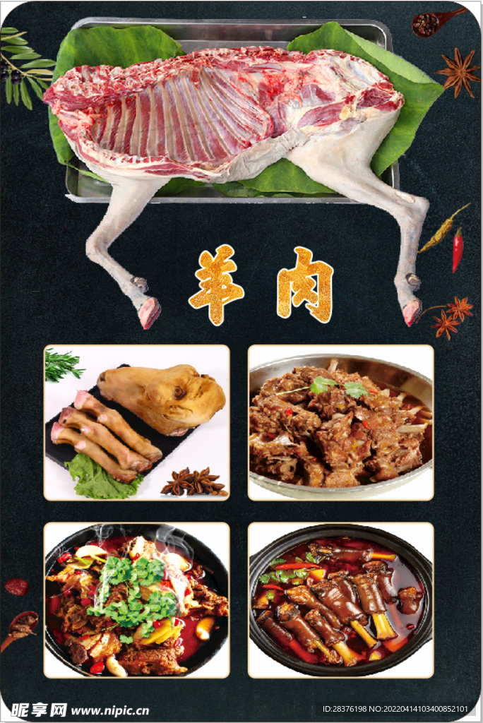 羊肉海报