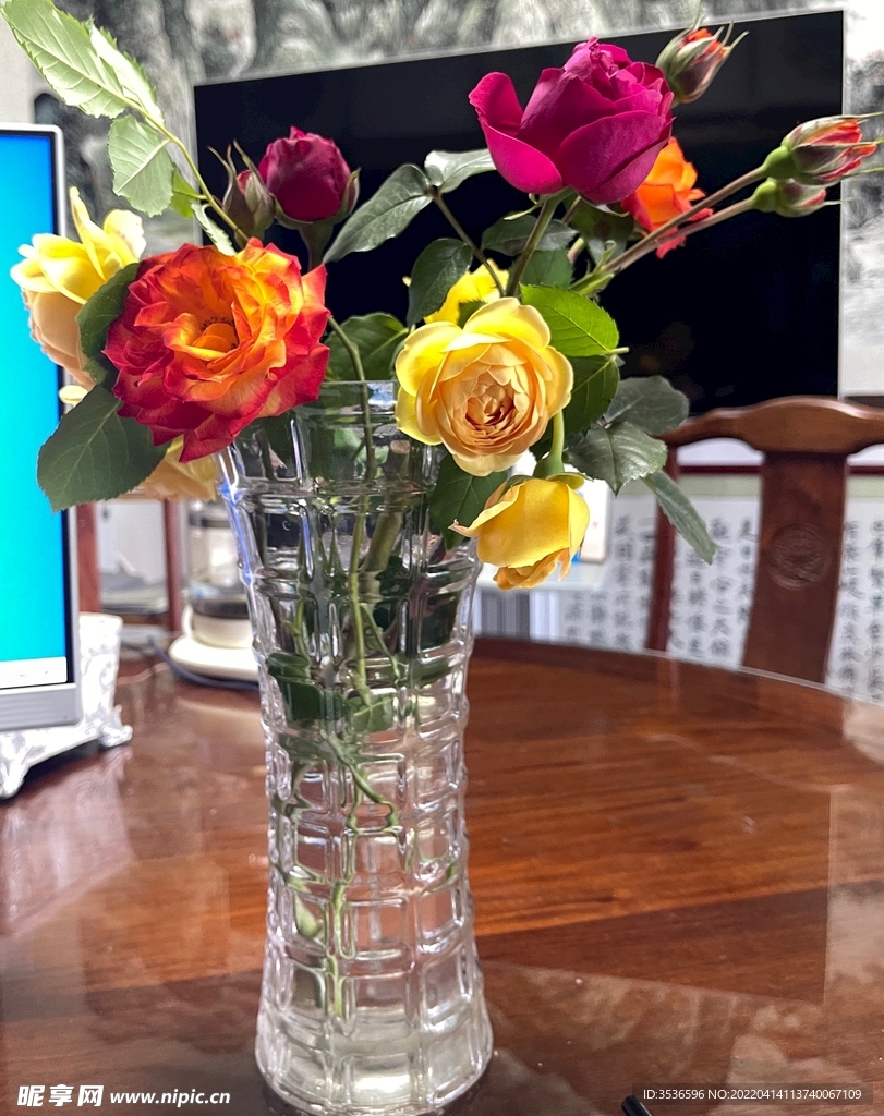 2020年我家桌上我自己种鲜花