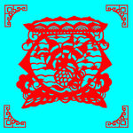 鱼缸剪纸