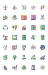 icon绿色环保能源图标