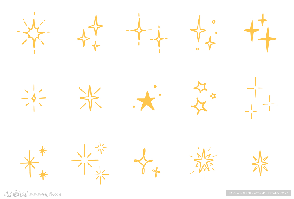 手绘星星