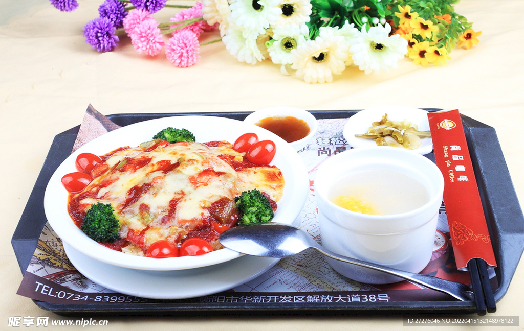 猪扒焗饭