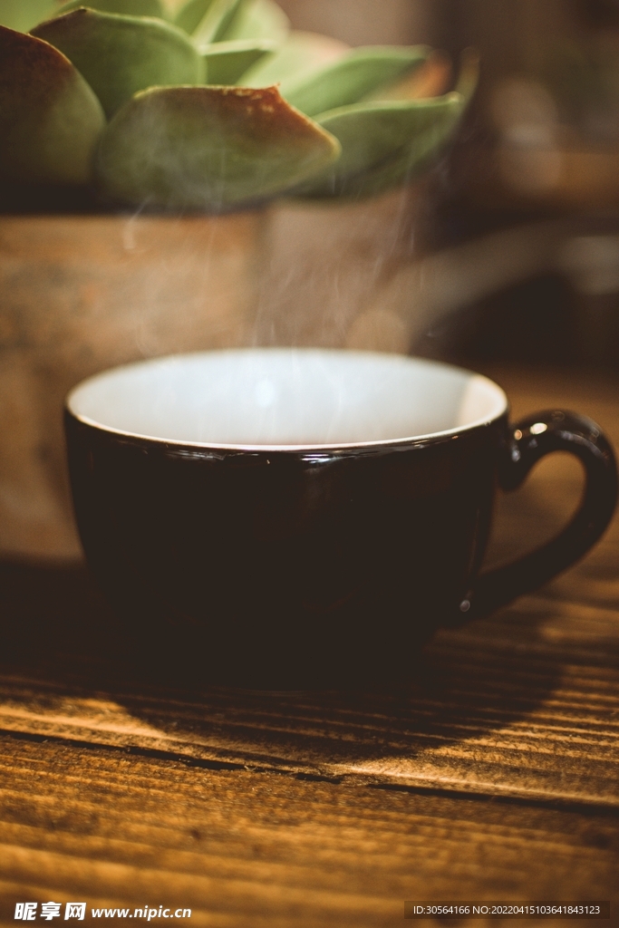 陶瓷黑咖啡杯
