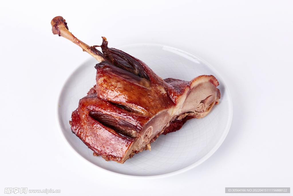 卤肉鸭腿美食