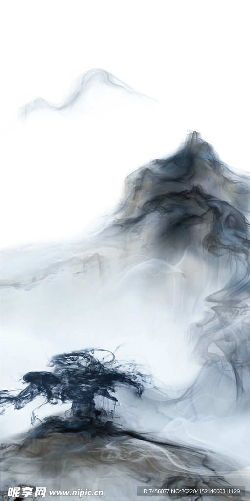 水墨山脉艺术装饰画