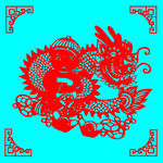 龙剪纸
