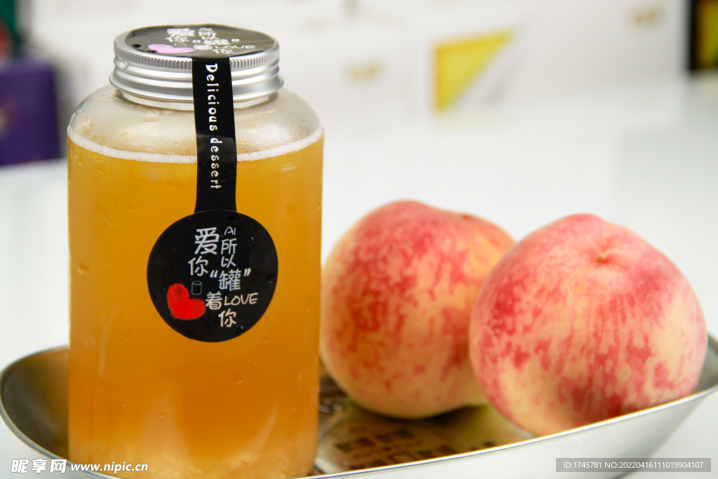 鲜桃茶